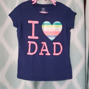 3 for $15! Girls I 💗 Dad T Shirt
